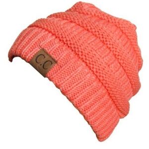 C.C. Coral Beanie Hat